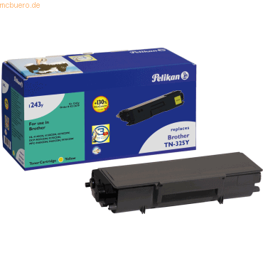 Pelikan Toner kompatibel mit Brother TN-325y 3.500 Seiten gelb von Pelikan