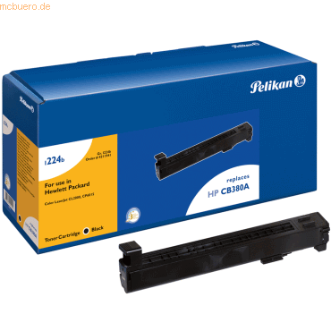 Pelikan Toner kompatibel mit HP CE380A schwarz 16.500 Seiten von Pelikan