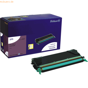 Pelikan Toner kompatibel mit Lexmark C5242CH cyan von Pelikan