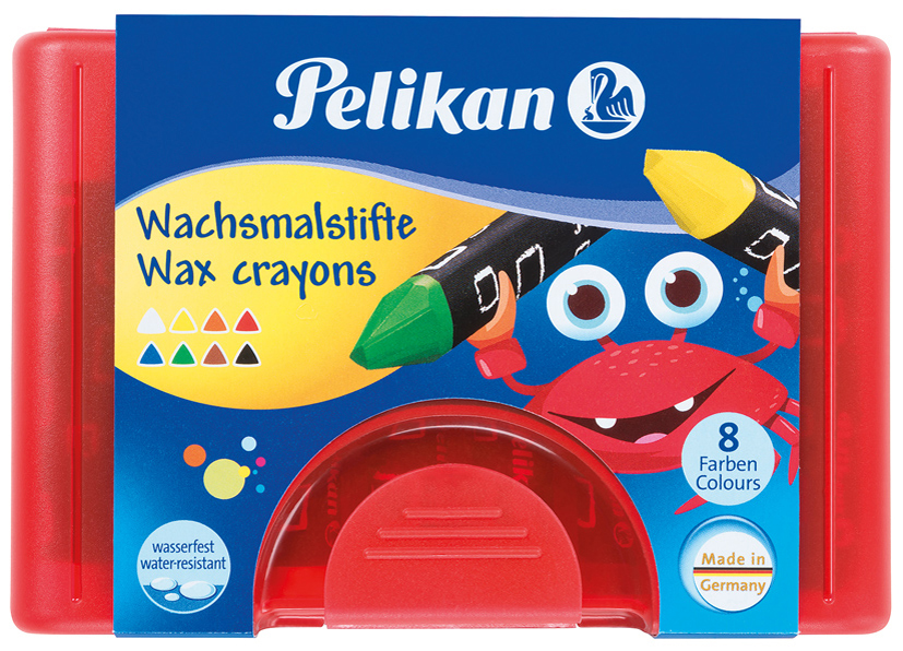 Pelikan Wachsmaler dick 665/8, rund, wasserfest Pelikan Wachsmaler dick 665/8, rund, wasserfest von Pelikan