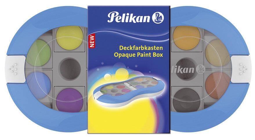 Pelikan Wasserfarbkasten blau 12 Farben von Pelikan