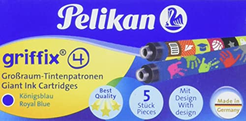 Pelikan P1R3 Griffix Refills Füllhalter Faltschachtel mit 5 Patronen, löschbar, blau Pelikan P1R3 Griffix Refills Füllhalter Faltschachtel mit 5 Patronen, löschbar, blau von Pelikan