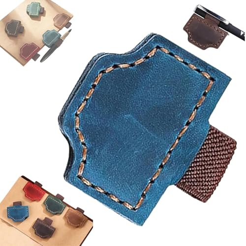 Lesezeichen mit Stifthalter, personalisierbarer magnetischer Leder-Stifthalter, Lesezeichen, magnetischer Stifthalter, Leder, magnetischer Lesezeichen, Stifthalter für Notizbuch, Tagebuch, Cover (blau Lesezeichen mit Stifthalter, personalisierbarer magnetischer Leder-Stifthalter, Lesezeichen, magnetischer Stifthalter, Leder, magnetischer Lesezeichen, Stifthalter für Notizbuch, Tagebuch, Cover (blau von Pelinuar