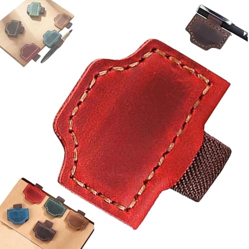 Lesezeichen mit Stifthalter, personalisierbarer magnetischer Leder-Stifthalter, Lesezeichen, magnetischer Stifthalter, Leder, magnetischer Lesezeichen, Stifthalter für Notizbuch, Tagebuch, Hüllen (rot Lesezeichen mit Stifthalter, personalisierbarer magnetischer Leder-Stifthalter, Lesezeichen, magnetischer Stifthalter, Leder, magnetischer Lesezeichen, Stifthalter für Notizbuch, Tagebuch, Hüllen (rot von Pelinuar