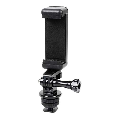 Pellking Blitzschuh-Adapter-Set, Handy-Halterung für DSLR-Kamera, Action-Kamera, GoPro Hero 9, 8, 7, 6, 5, Akaso, DJI OSMO Action (Blitzschuh-Handyhalterung) von PellKing