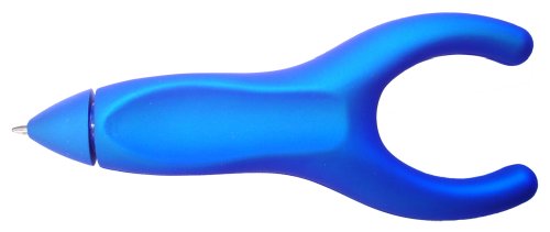 PenAgain Ergo-Sof Kugelschreiber (inkl. 2 Ersatzminen) blau von PenAgain