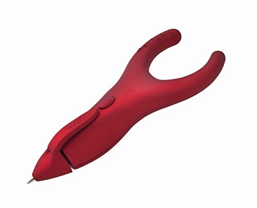PenAgain Ergo-Sof Kugelschreiber mit 2 Ersatzminen rot von PenAgain
