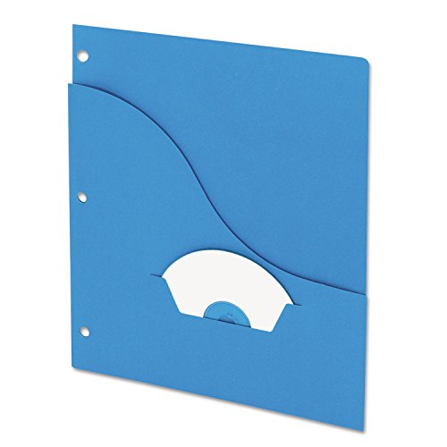 Pendaflex 32902 Essentials Schlitztasche Projekt Ordner, 3 Löcher, Buchstabe, blau (25 Stück) von Pendaflex