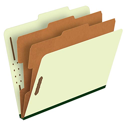 Pendaflex Classification Folders – 2 Dividers, Light Green, Letter, 10/BX (17173) von Pendaflex