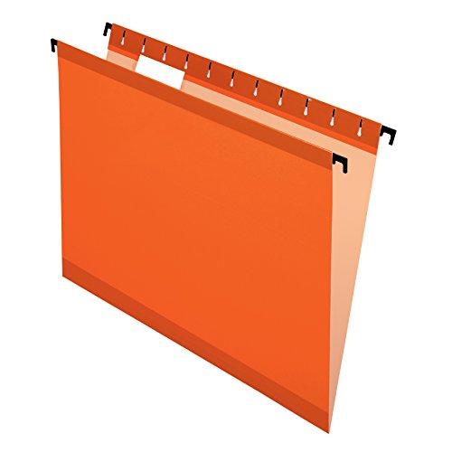 Pendaflex SureHook 6152 1/5 ORA Hängemappen, verstärkt, Briefgröße, Orange, 20 Stück von Pendaflex