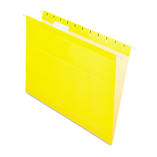 Pendaflex Verstärkte Hängemappen, Briefgröße, gelb, 1/5 Schnitt, 25/BX (4152 1/5 Gelb) von Pendaflex