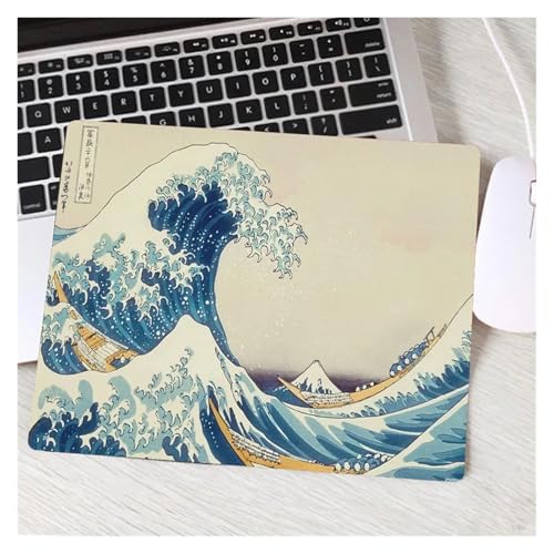 Strand Wellen Palm Landschaft Neue Computer Maus Pad Schöne Gamer Natürliche Gummi Anti-rutsch Kunst Teppich Büro Dekoration Mousepad(3,29x25 cm) von Pengchang