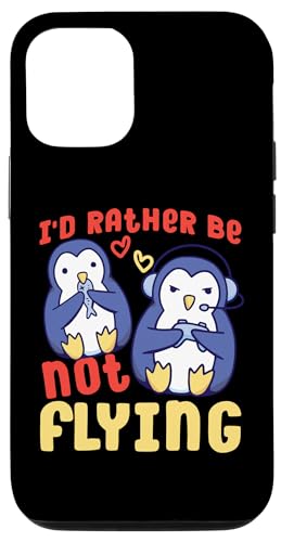 Gaming Penguin: Ich fliege lieber nicht Hülle für iPhone 12/12 Pro Gaming Penguin: Ich fliege lieber nicht Hülle für iPhone 12/12 Pro von Penguin Animal Winter Designs For Kids