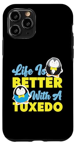 Pinguin: Das Leben ist besser mit einem Smoking Hülle für iPhone 11 Pro von Penguin Animal Winter Designs For Kids
