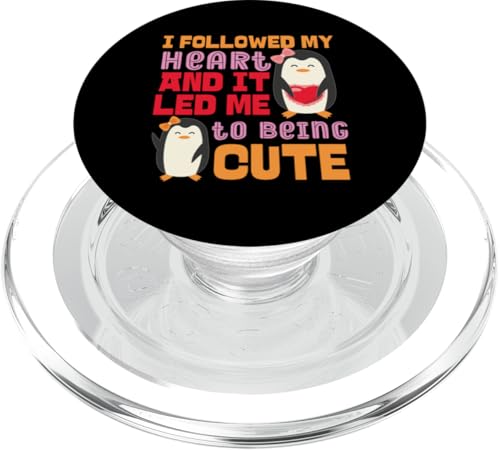 Pinguin: I Followed My Heart And It Led Me To Being Cute PopSockets PopGrip für MagSafe Pinguin: I Followed My Heart And It Led Me To Being Cute PopSockets PopGrip für MagSafe von Penguin Animal Winter Designs For Kids
