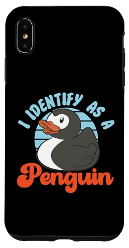 Pinguin: I Identify As A Penguin Rubber Ducky Hülle für iPhone XS Max Pinguin: I Identify As A Penguin Rubber Ducky Hülle für iPhone XS Max von Penguin Animal Winter Designs For Kids