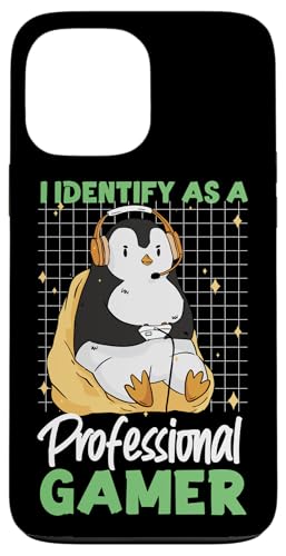 Pinguin: Ich identifiziere mich als professioneller Gamer Hülle für iPhone 13 Pro Max Pinguin: Ich identifiziere mich als professioneller Gamer Hülle für iPhone 13 Pro Max von Penguin Animal Winter Designs For Kids