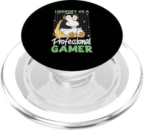 Pinguin: Ich identifiziere mich als professioneller Gamer PopSockets PopGrip für MagSafe Pinguin: Ich identifiziere mich als professioneller Gamer PopSockets PopGrip für MagSafe von Penguin Animal Winter Designs For Kids