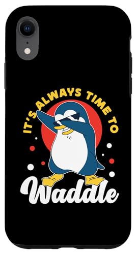 Pinguin: It's Always Time To Waddle Hülle für iPhone XR von Penguin Animal Winter Designs For Kids