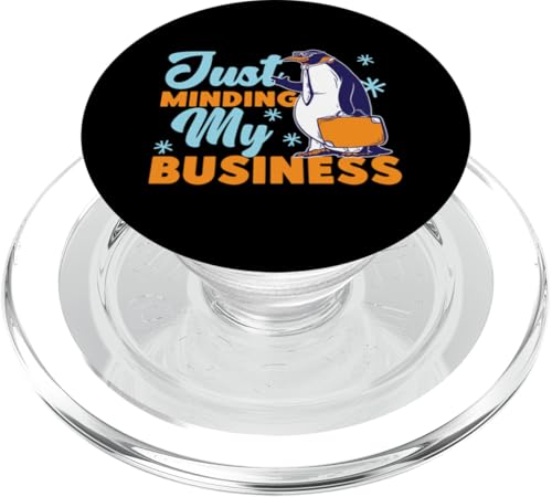 Pinguin: Just Minding My Business PopSockets PopGrip für MagSafe Pinguin: Just Minding My Business PopSockets PopGrip für MagSafe von Penguin Animal Winter Designs For Kids