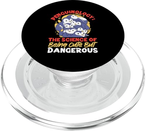 Pinguin: Pinguinologie: Die Wissenschaft, süß zu sein PopSockets PopGrip für MagSafe Pinguin: Pinguinologie: Die Wissenschaft, süß zu sein PopSockets PopGrip für MagSafe von Penguin Animal Winter Designs For Kids