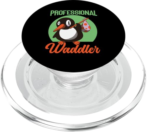 Pinguin: Profi-Waddler PopSockets PopGrip für MagSafe Pinguin: Profi-Waddler PopSockets PopGrip für MagSafe von Penguin Animal Winter Designs For Kids