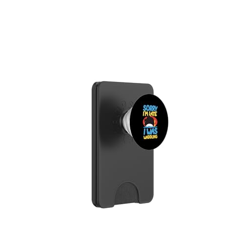 Pinguin: Sorry I'm Late I Was Waddling PopSockets PopWallet für MagSafe Pinguin: Sorry I'm Late I Was Waddling PopSockets PopWallet für MagSafe von Penguin Animal Winter Designs For Kids