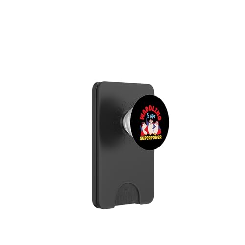 Pinguin: Waddling Is My Superpower PopSockets PopWallet für MagSafe Pinguin: Waddling Is My Superpower PopSockets PopWallet für MagSafe von Penguin Animal Winter Designs For Kids