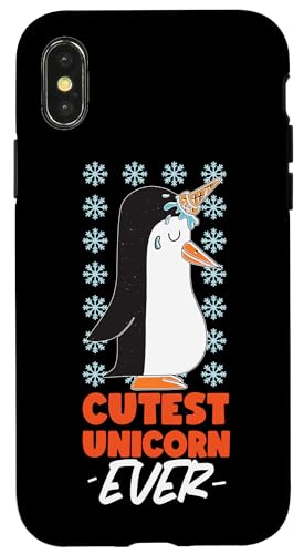 Pinguin: süßestes Einhorn aller Zeiten Hülle für iPhone X/XS Pinguin: süßestes Einhorn aller Zeiten Hülle für iPhone X/XS von Penguin Animal Winter Designs For Kids