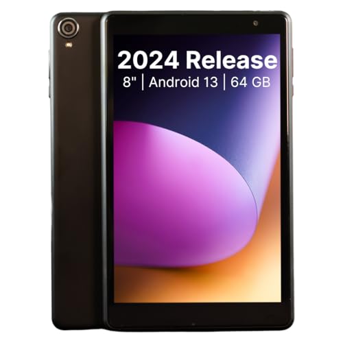 Penguin Technology - 8-Zoll-Android-Tablet, schnell reaktionsschnelles Tablet für alle Zwecke, Arbeitstablet, Schultablett, 64 GB 8-Kern-Prozessor, PENTECH8-1-1 von Penguin Technology