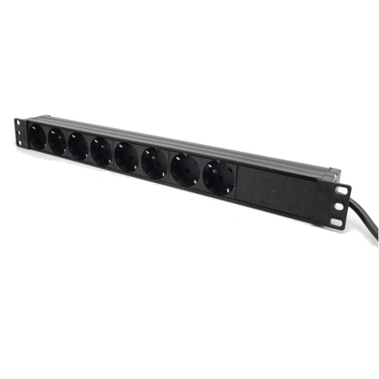 Penn Elcom 19 Zoll Rack-Steckdosenleiste (8-fach), 1HE von Penn Elcom