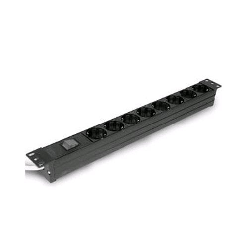 Penn Elcom 1He 8-fache Steckdose + An- und Ausschalter von Penn Elcom