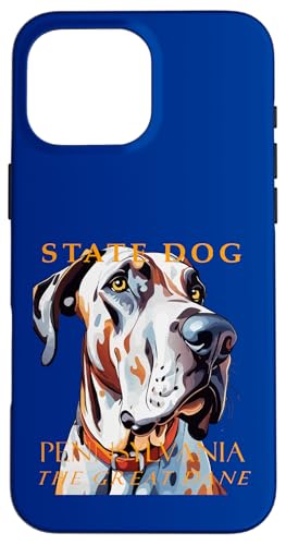 Pennsylvania Territory Dog The Great Dogge Hülle für iPhone 16 Pro Max Pennsylvania Territory Dog The Great Dogge Hülle für iPhone 16 Pro Max von Pennsylvania Territory Symbols Gifts & Tees taiche