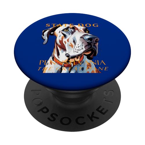Pennsylvania Territory Dog The Great Dogge PopSockets Klebender PopGrip von Pennsylvania Territory Symbols Gifts & Tees taiche
