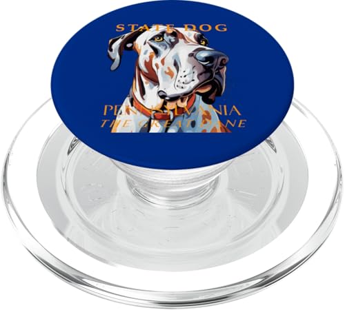 Pennsylvania Territory Dog The Great Dogge PopSockets PopGrip für MagSafe Pennsylvania Territory Dog The Great Dogge PopSockets PopGrip für MagSafe von Pennsylvania Territory Symbols Gifts & Tees taiche