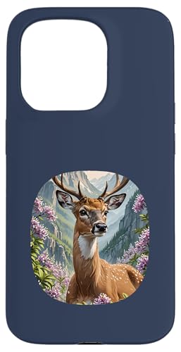 Weißschwanzhirsch umgeben von Berglorbeerblumen Hülle für iPhone 15 Pro Weißschwanzhirsch umgeben von Berglorbeerblumen Hülle für iPhone 15 Pro von Pennsylvania Territory Symbols Gifts & Tees taiche