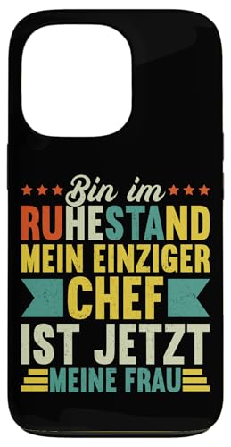 Bin Im Ruhestand Mein Einziger Chef Ist Jetzt Meine Frau Hülle für iPhone 13 Pro Bin Im Ruhestand Mein Einziger Chef Ist Jetzt Meine Frau Hülle für iPhone 13 Pro von Pensionär Opa Ruhestand Großvater Rentner Witze