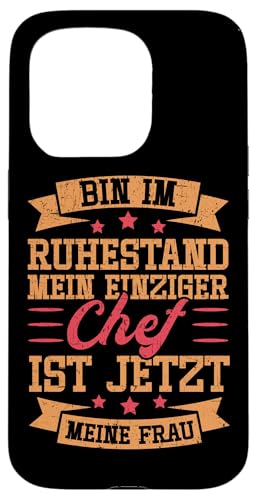 Bin Im Ruhestand Mein Einziger Chef Ist Jetzt Meine Frau Hülle für iPhone 15 Pro Bin Im Ruhestand Mein Einziger Chef Ist Jetzt Meine Frau Hülle für iPhone 15 Pro von Pensionär Opa Ruhestand Großvater Rentner Witze