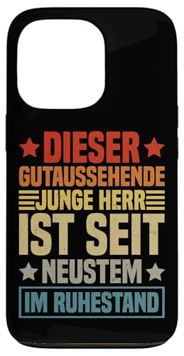 Dieser Gutaussehende Junge Herr Ist Seit Neustem Ruhestand Hülle für iPhone 13 Pro von Pensionär Opa Ruhestand Großvater Rentner Witze