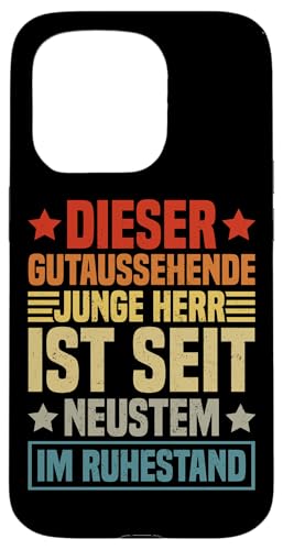 Dieser Gutaussehende Junge Herr Ist Seit Neustem Ruhestand Hülle für iPhone 15 Pro von Pensionär Opa Ruhestand Großvater Rentner Witze