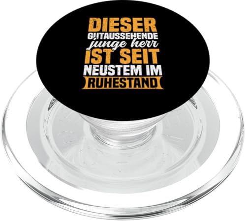 Dieser Gutaussehende Junge Herr Ist Seit Neustem Ruhestand PopSockets PopGrip für MagSafe Dieser Gutaussehende Junge Herr Ist Seit Neustem Ruhestand PopSockets PopGrip für MagSafe von Pensionär Opa Ruhestand Großvater Rentner Witze