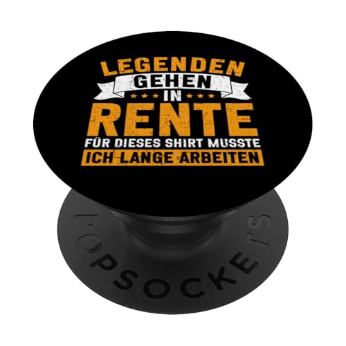 Legenden Gehen In Rente Für Dieses Shirt Musste Ich Arbeiten PopSockets Klebender PopGrip Legenden Gehen In Rente Für Dieses Shirt Musste Ich Arbeiten PopSockets Klebender PopGrip von Pensionär Opa Ruhestand Großvater Rentner Witze