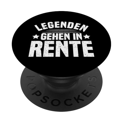 Legenden Gehen In Rente Pensionierte Großvater Witze PopSockets Klebender PopGrip von Pensionär Opa Ruhestand Großvater Rentner Witze