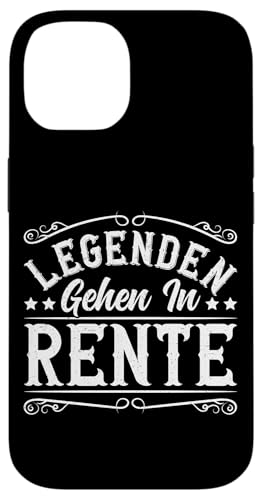 Legenden Gehen In Rente Rentner Opa Großvater Lustiges Hülle für iPhone 14 von Pensionär Opa Ruhestand Großvater Rentner Witze