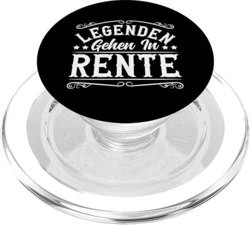Legenden Gehen In Rente Rentner Opa Großvater Lustiges PopSockets PopGrip für MagSafe von Pensionär Opa Ruhestand Großvater Rentner Witze