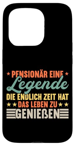 Pensionär Eine Legende Die Endlich Zeit Hat Leben Genießen Hülle für iPhone 15 Pro von Pensionär Opa Ruhestand Großvater Rentner Witze