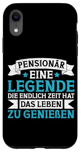 Pensionär Eine Legende Ein Endlich Zeit Hat Lustiges Rentner Hülle für iPhone XR von Pensionär Opa Ruhestand Großvater Rentner Witze
