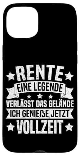 Rente Eine Legende Verlässt Das Gelände Pensionierte Opa Hülle für iPhone 15 Plus von Pensionär Opa Ruhestand Großvater Rentner Witze