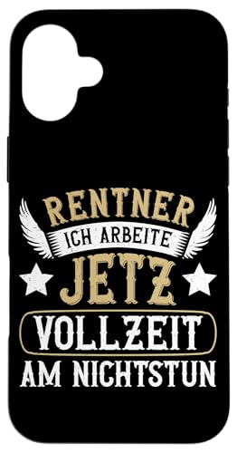 Rentner Ich Arbeite Jetzt Vollzeit Am Nichtstun Hülle für iPhone 16 Plus Rentner Ich Arbeite Jetzt Vollzeit Am Nichtstun Hülle für iPhone 16 Plus von Pensionär Opa Ruhestand Großvater Rentner Witze
