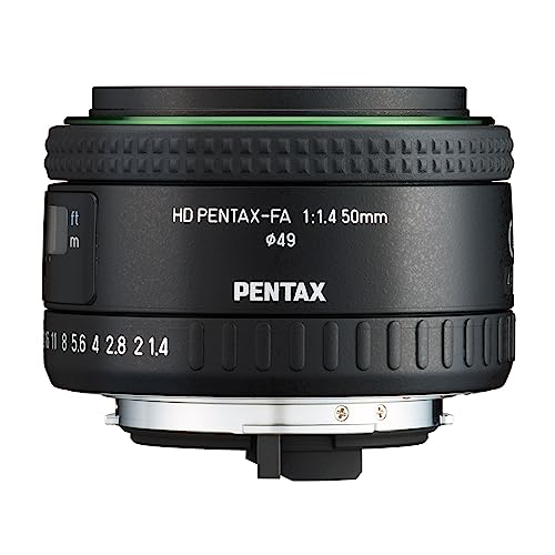 HD PENTAX-FA 50mmF1.4, Standardobjektiv mit für die Verwendung mit digitalen SLR-Kameras mit K-Mount-Anschluss von Pentax